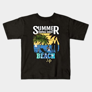 I Love the Beach Life Kids T-Shirt
